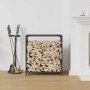 Leñero antracita 60x28x65 cm Acero laminado en frío de , Bolsas y soportes de leña - Ref: Foro24-864201, Precio: 55,25 €, Des...
