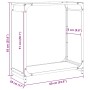 Leñero antracita 60x28x65 cm Acero laminado en frío de , Bolsas y soportes de leña - Ref: Foro24-864201, Precio: 55,25 €, Des...