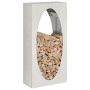 Leñero 50x23x100 cm Stainless Steel de , Bolsas y soportes de leña - Ref: Foro24-864185, Precio: 127,12 €, Descuento: %