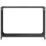 Leñero negro 90x28x65 cm Acero laminado en frío de , Bolsas y soportes de leña - Ref: Foro24-864203, Precio: 60,66 €, Descuen...