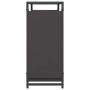 Leñero negro 90x28x65 cm Acero laminado en frío de , Bolsas y soportes de leña - Ref: Foro24-864203, Precio: 60,66 €, Descuen...