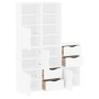 Armarios auxiliares 5 uds "ODDA" blanco 40x24x79 cm madera pino de , Aparadores - Ref: Foro24-3365359, Precio: 277,94 €, Desc...