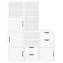 Armarios auxiliares 5 uds "ODDA" blanco 40x24x79 cm madera pino de , Aparadores - Ref: Foro24-3365359, Precio: 277,94 €, Desc...