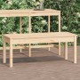 Banco de jardín madera maciza de pino 109x44x45 cm de vidaXL, Bancos de jardín - Ref: Foro24-824004, Precio: 59,67 €, Descuen...