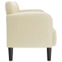 Sofá Loveseat color crema 110 cm cuero sintética de , Sofás - Ref: Foro24-4100537, Precio: 175,53 €, Descuento: %