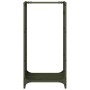 Leñero verde oliva 40x30x80 cm Acero laminado en frío de , Bolsas y soportes de leña - Ref: Foro24-864234, Precio: 58,78 €, D...