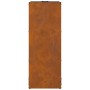 Leñero 40x30x80 cm acero corten de , Bolsas y soportes de leña - Ref: Foro24-864236, Precio: 55,07 €, Descuento: %