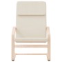 Sillón relajante de tela color crema de , Sillones - Ref: Foro24-352445, Precio: 72,35 €, Descuento: %