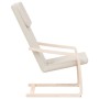 Sillón relajante de tela color crema de , Sillones - Ref: Foro24-352445, Precio: 72,35 €, Descuento: %