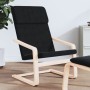 Sillón relajante de tela negra de , Sillones - Ref: Foro24-352447, Precio: 72,96 €, Descuento: %