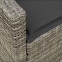 Sofá de jardín con cojines ratán sintético gris de , Conjuntos de jardín - Ref: Foro24-3365331, Precio: 570,29 €, Descuento: %