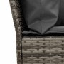 Sofá de jardín con cojines ratán sintético gris de , Conjuntos de jardín - Ref: Foro24-3365331, Precio: 570,29 €, Descuento: %