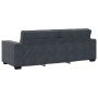 Sofá de 3 plazas terciopelo gris oscuro 180 cm de , Sofás - Ref: Foro24-4105031, Precio: 315,13 €, Descuento: %