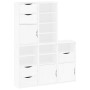 Armarios auxiliares 5 uds "ODDA" blanco 40x24x79 cm madera pino de , Aparadores - Ref: Foro24-3365367, Precio: 277,36 €, Desc...