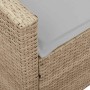 Sofá de jardín con cojines ratán sintético beige de , Conjuntos de jardín - Ref: Foro24-3365333, Precio: 570,50 €, Descuento: %