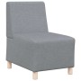 Sillón Sofá Tela Gris Claro 55 cm de , Sofás - Ref: Foro24-4108468, Precio: 113,11 €, Descuento: %