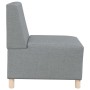 Sillón Sofá Tela Gris Claro 55 cm de , Sofás - Ref: Foro24-4108468, Precio: 113,11 €, Descuento: %