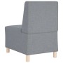 Sillón Sofá Tela Gris Claro 55 cm de , Sofás - Ref: Foro24-4108468, Precio: 113,11 €, Descuento: %