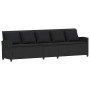 Set de sofás de jardín en forma de L con cojines 4 pzas negro de , Conjuntos de jardín - Ref: Foro24-3365325, Precio: 582,92 ...