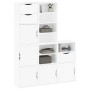 Armarios auxiliares 5 uds "ODDA" blanco 40x24x79 cm madera pino de , Aparadores - Ref: Foro24-3365365, Precio: 276,97 €, Desc...