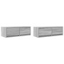 Muebles de TV 2 uds madera ingeniería gris Sonoma 80x31x25,5 cm de , Muebles TV - Ref: Foro24-861519, Precio: 96,41 €, Descue...