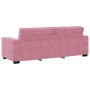 Sofá de 3 plazas terciopelo rosa 180 cm de , Sofás - Ref: Foro24-4105033, Precio: 284,22 €, Descuento: %