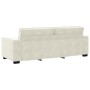 Sofá de 3 plazas terciopelo color crema 180 cm de , Sofás - Ref: Foro24-4105038, Precio: 302,86 €, Descuento: %