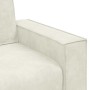 Sofá de 3 plazas terciopelo color crema 180 cm de , Sofás - Ref: Foro24-4105038, Precio: 302,86 €, Descuento: %