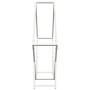 Leñero blanco 100x25x100 cm Acero laminado en frío de , Bolsas y soportes de leña - Ref: Foro24-864288, Precio: 37,36 €, Desc...