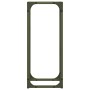 Leñero verde oliva 25x25x60 cm Acero laminado en frío de , Bolsas y soportes de leña - Ref: Foro24-864262, Precio: 38,04 €, D...