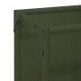 Leñero verde oliva 25x25x60 cm Acero laminado en frío de , Bolsas y soportes de leña - Ref: Foro24-864262, Precio: 38,04 €, D...
