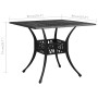 Mesa de jardín aluminio fundido negro 90x90x73 cm de vidaXL, Mesas de jardín - Ref: Foro24-315589, Precio: 243,32 €, Descuent...