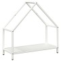 Leñero blanco 60x25x60 cm Acero laminado en frío de , Bolsas y soportes de leña - Ref: Foro24-864304, Precio: 37,26 €, Descue...