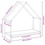 Leñero blanco 60x25x60 cm Acero laminado en frío de , Bolsas y soportes de leña - Ref: Foro24-864304, Precio: 37,26 €, Descue...