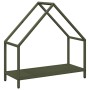 Leñero verde oliva 60x25x60 cm Acero laminado en frío de , Bolsas y soportes de leña - Ref: Foro24-864306, Precio: 37,26 €, D...