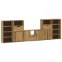 Muebles de TV 5 uds. con almacenaje "ODDA" madera maciza pino de , Muebles TV - Ref: Foro24-3365378, Precio: 262,12 €, Descue...
