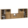Muebles de TV 5 uds. con almacenaje "ODDA" madera maciza pino de , Muebles TV - Ref: Foro24-3365378, Precio: 262,12 €, Descue...