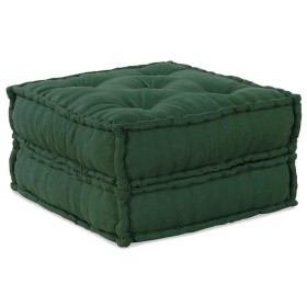 Puff modular de tela verde 70x70x36 cm de , Cojines para sillas y sofás - Ref: Foro24-4019035, Precio: 125,73 €, Descuento: %