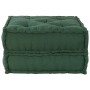 Puff modular de tela verde 70x70x36 cm de , Cojines para sillas y sofás - Ref: Foro24-4019035, Precio: 125,73 €, Descuento: %