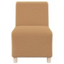 Sillón de sofá beige 55 cm tejido imitación lana rizada de , Sofás - Ref: Foro24-4108507, Precio: 126,84 €, Descuento: %