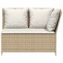 Juego de sofás de jardín con cojines beige 3 pzas ratán PE de , Conjuntos de jardín - Ref: Foro24-3365344, Precio: 383,01 €, ...