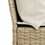Juego de sofás de jardín con cojines beige 3 pzas ratán PE de , Conjuntos de jardín - Ref: Foro24-3365344, Precio: 383,01 €, ...
