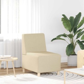 Sillón Sofá Tela Crema 55 cm de , Sofás - Ref: Foro24-4108475, Precio: 121,97 €, Descuento: %