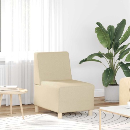 Sillón Sofá Tela Crema 55 cm de , Sofás - Ref: Foro24-4108475, Precio: 121,97 €, Descuento: %