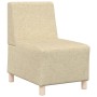 Sillón Sofá Tela Crema 55 cm de , Sofás - Ref: Foro24-4108475, Precio: 121,97 €, Descuento: %