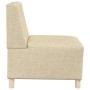Sillón Sofá Tela Crema 55 cm de , Sofás - Ref: Foro24-4108475, Precio: 121,97 €, Descuento: %