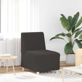 Sillón de sofá gris oscuro 55 cm tejido imitación lana rizada de , Sofás - Ref: Foro24-4108505, Precio: 126,84 €, Descuento: %