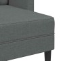 Sofá de 2 plazas con chaise longue en forma L gris oscuro 125cm de , Sofás - Ref: Foro24-4107062, Precio: 309,45 €, Descuento: %