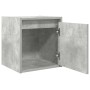 Mesilla de noche de pared gris hormigón 38x34x40 cm de , Mesitas de noche - Ref: Foro24-861235, Precio: 36,14 €, Descuento: %