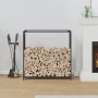 Leñero antracita 90x28x90 cm Acero laminado en frío de , Bolsas y soportes de leña - Ref: Foro24-864217, Precio: 65,30 €, Des...